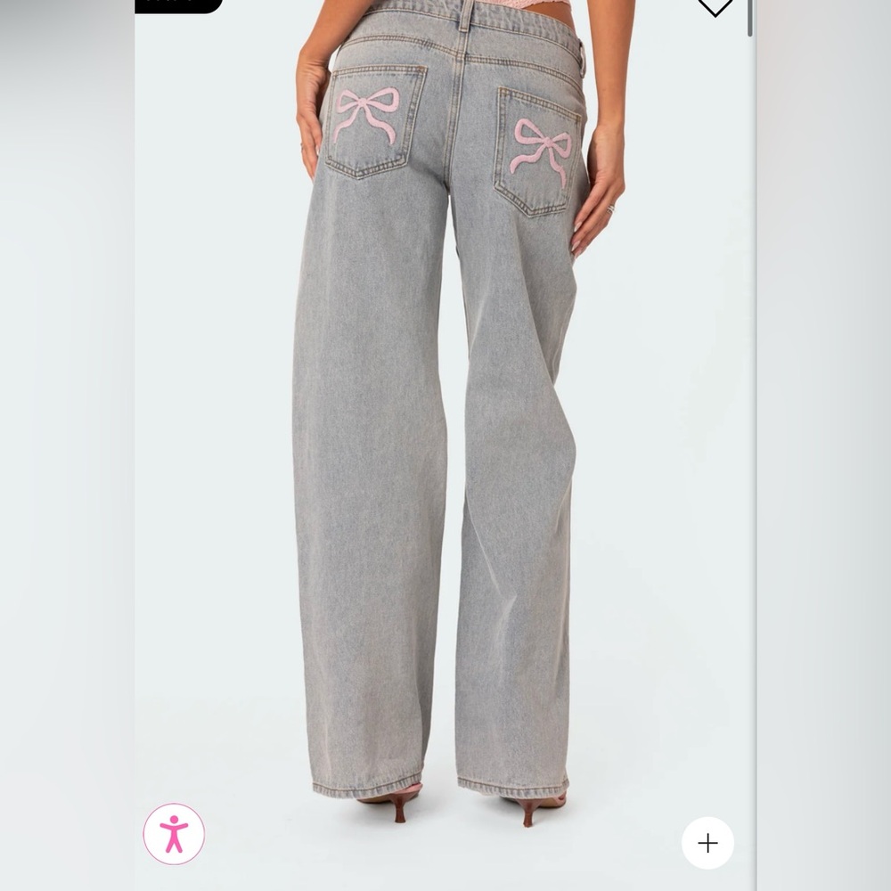 Edikted bow jeans